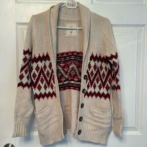 Boyfriend cardigan on size small